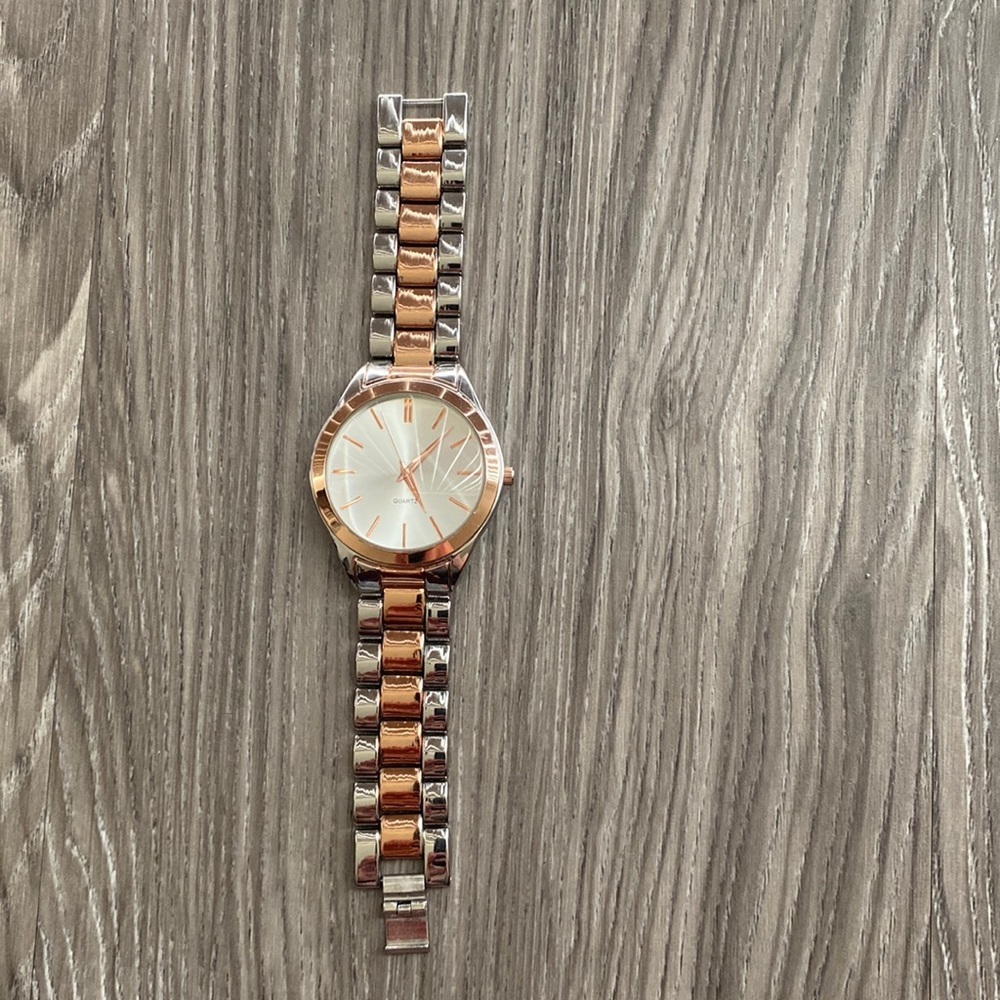 Silver & Gold Loft Watch